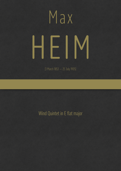 Heim - Wind Quintet in E flat major image number null