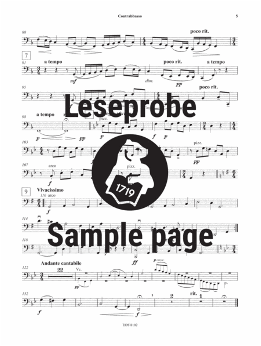 Antiche Danze ed Arie Double Bass scores gallery preview page 4