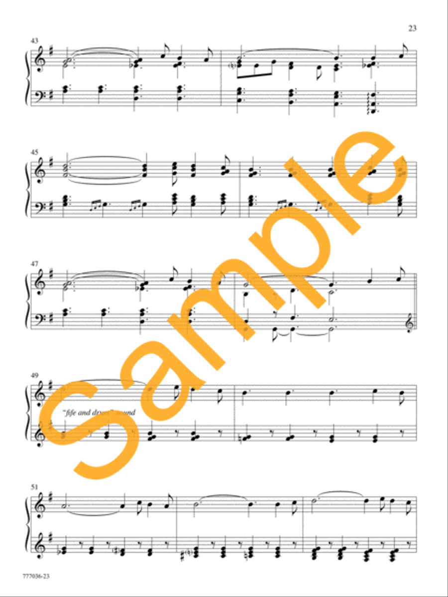 Thy Presence, My Light Piano Solo scores gallery preview page 21