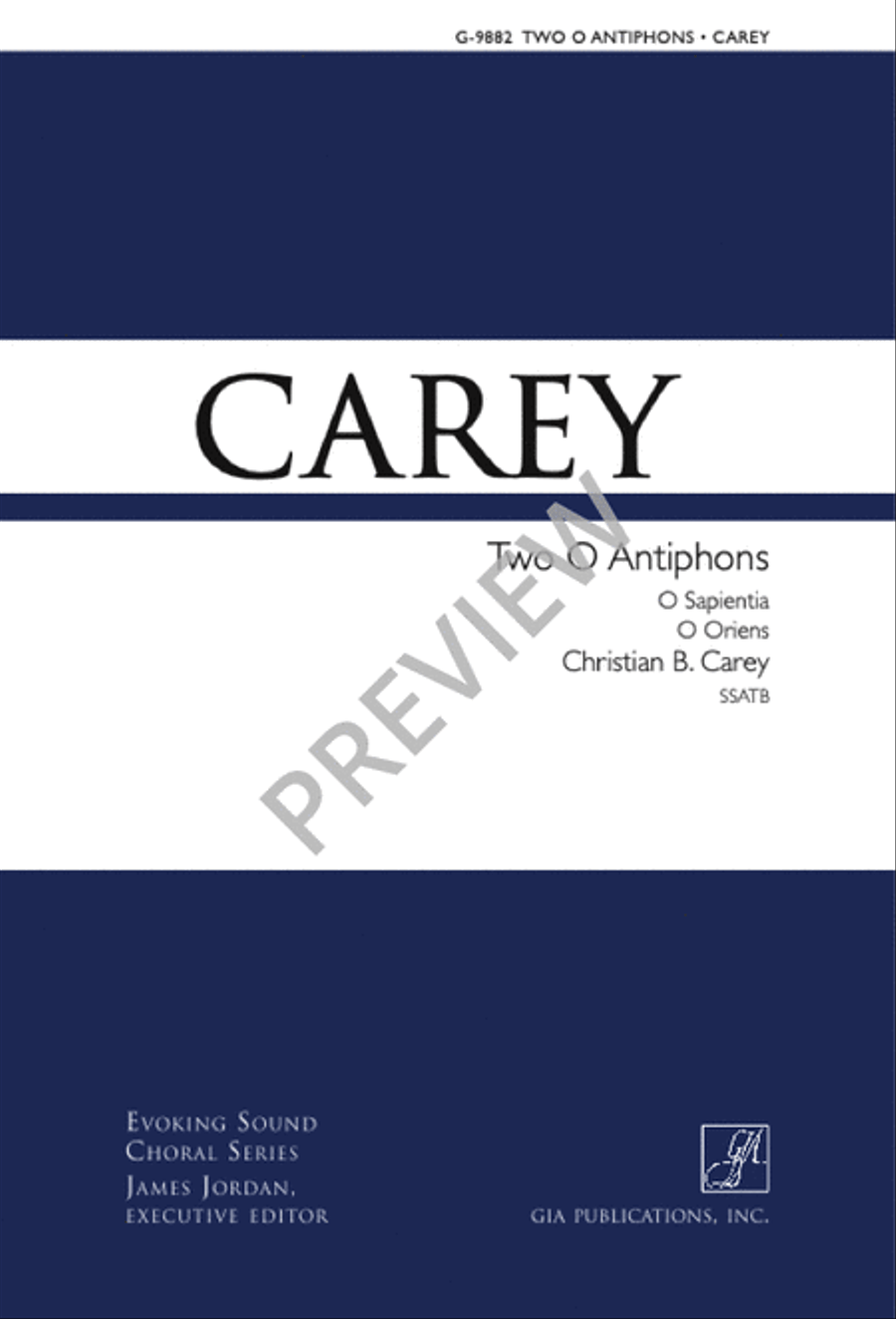 Two O Antiphons Two O Antiphons SSATB scores gallery preview page 2