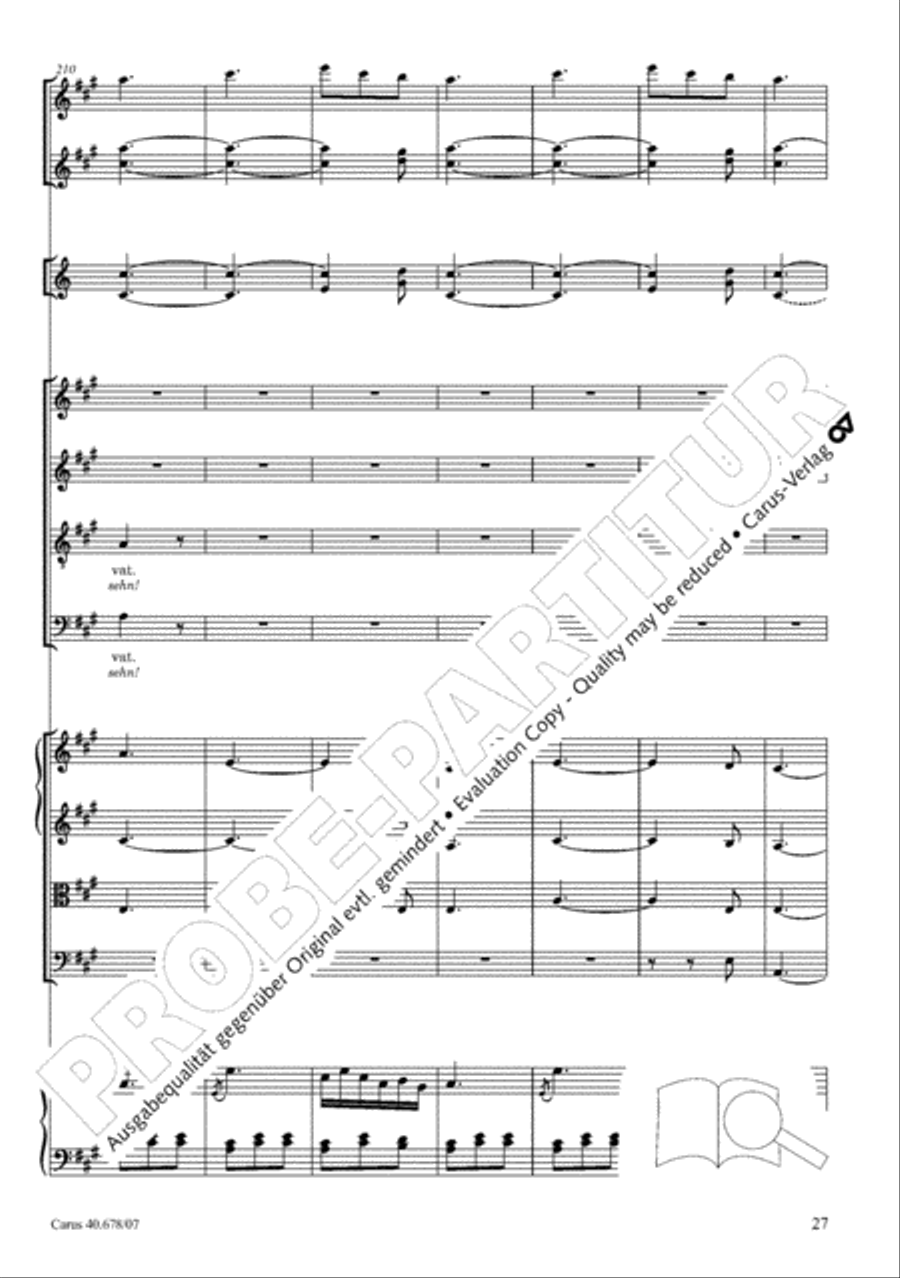 Missa pastoralis bohemica 4-Part scores gallery preview page 40
