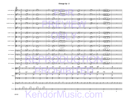Change Up (based on the chord changes to 'I Got Rhythm' by George Gershwin) (Full Score)