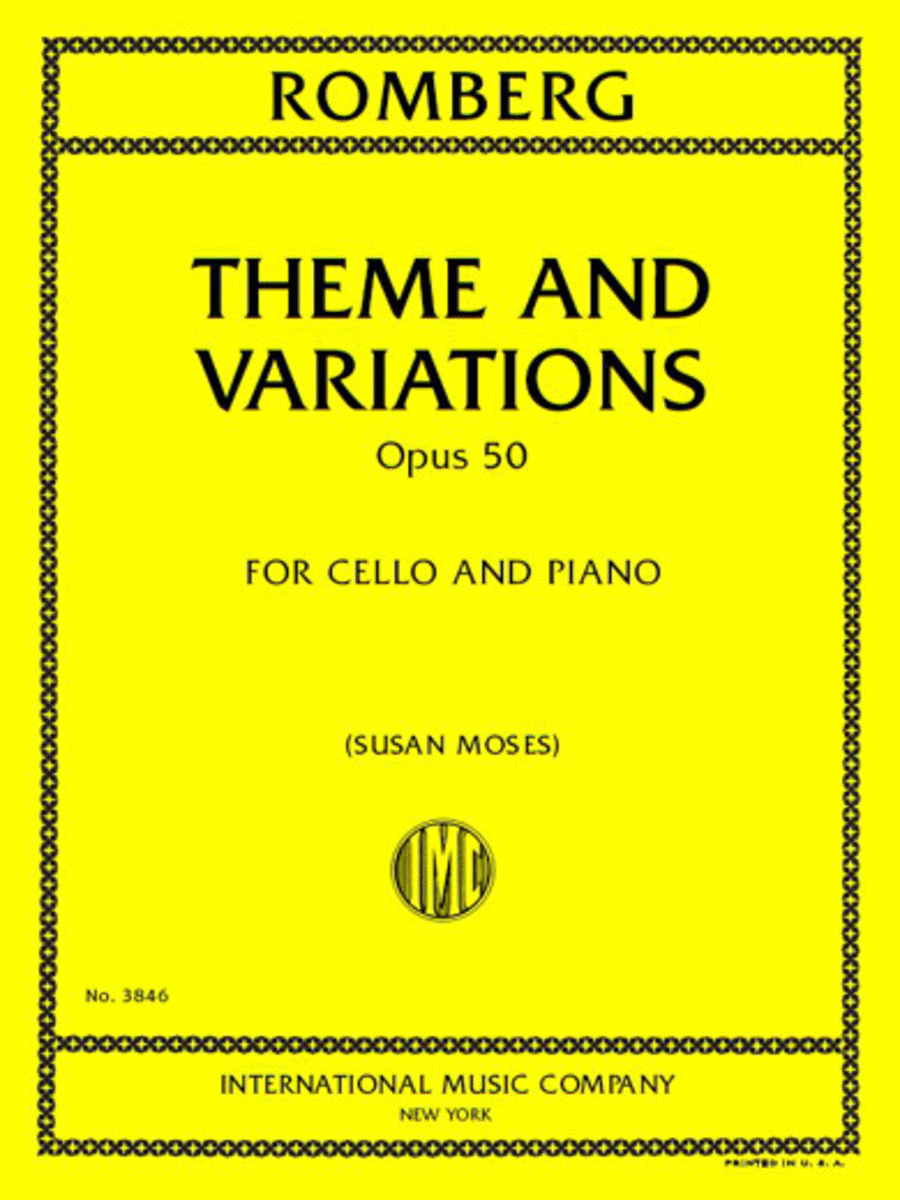 Theme And Variations, Op.50