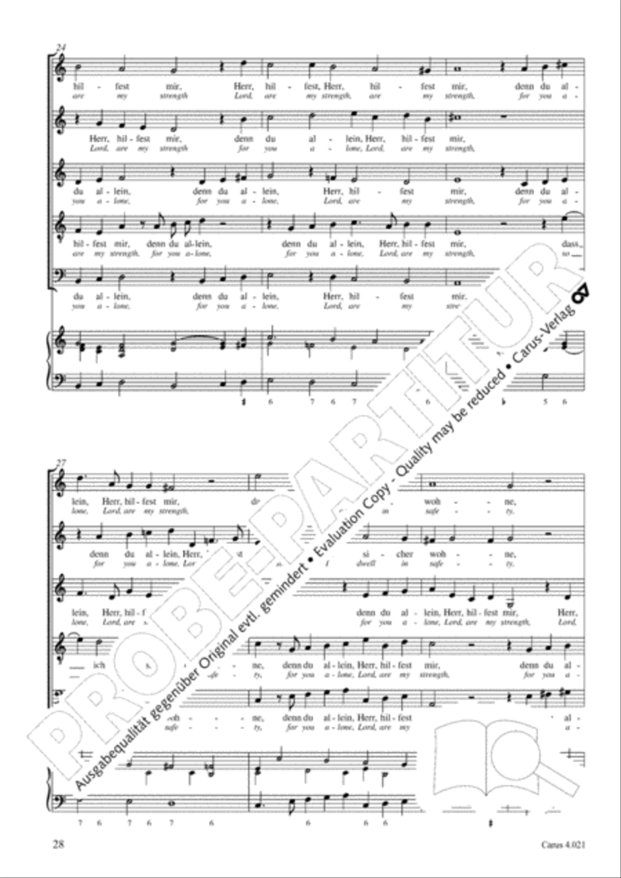 Schein: Israelsbrunnlein. Fontana d'Israel. Complete edition Choir scores gallery preview page 35