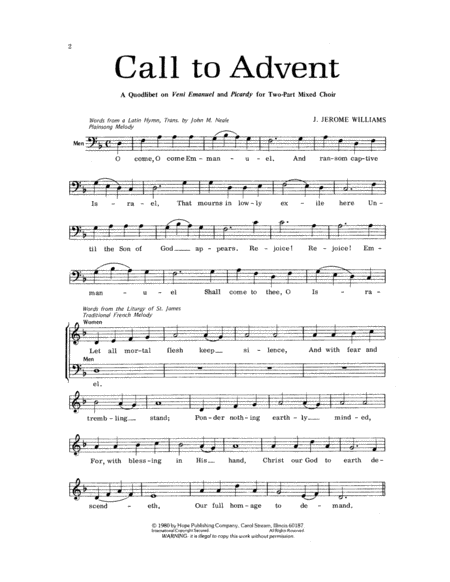 Call to Advent