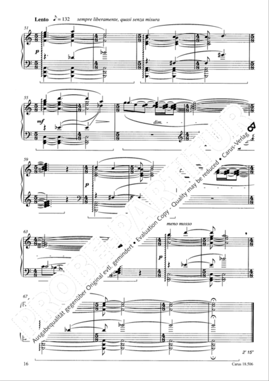 Vier Klavierstucke Vier Klavierstucke Piano Solo scores gallery preview page 17