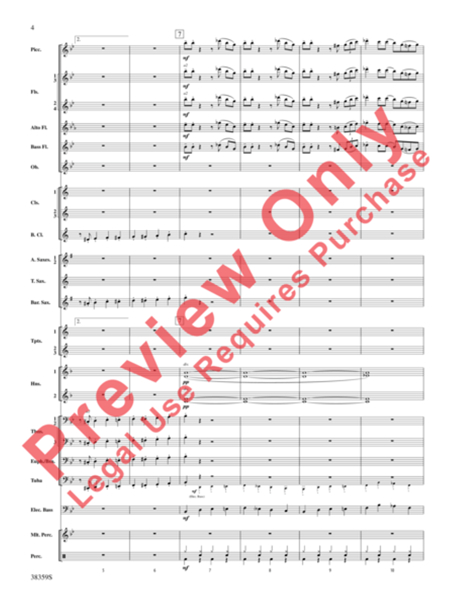 Those Fabulous Flutes Concert Band scores gallery preview page 5