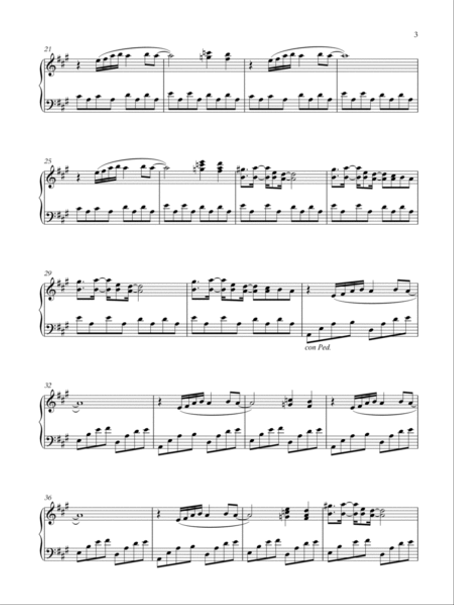 Sky Blue Piano Piano Solo scores gallery preview page 5