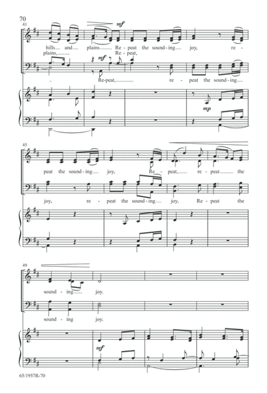 Festival of Lessons and Carols 4-Part scores gallery preview page 71