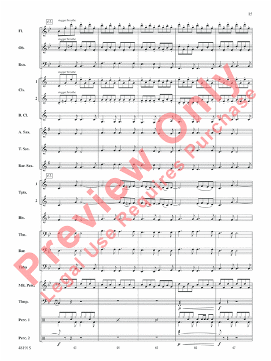 The Never Ending Story The Never Ending Story Concert Band scores gallery preview page 16