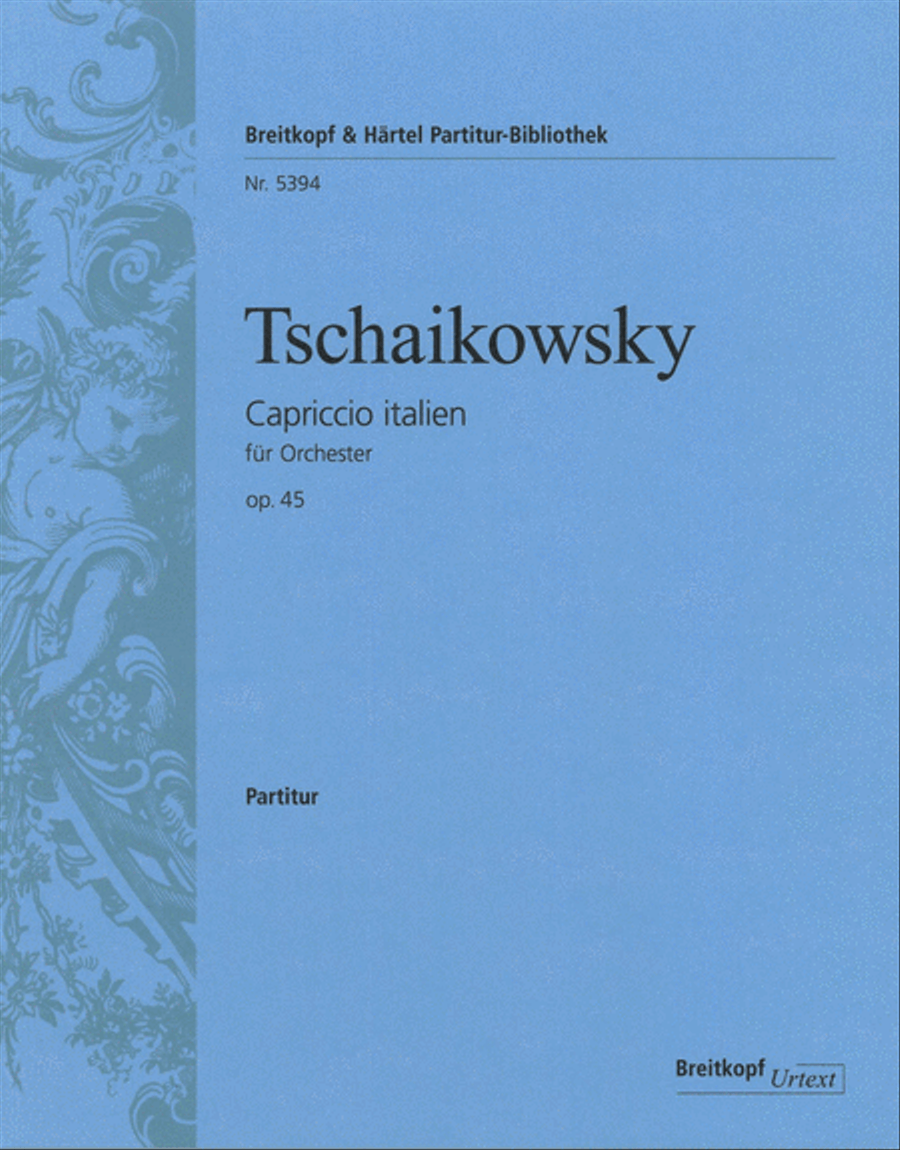 Capriccio italien Op. 45 Orchestra scores gallery preview page 1