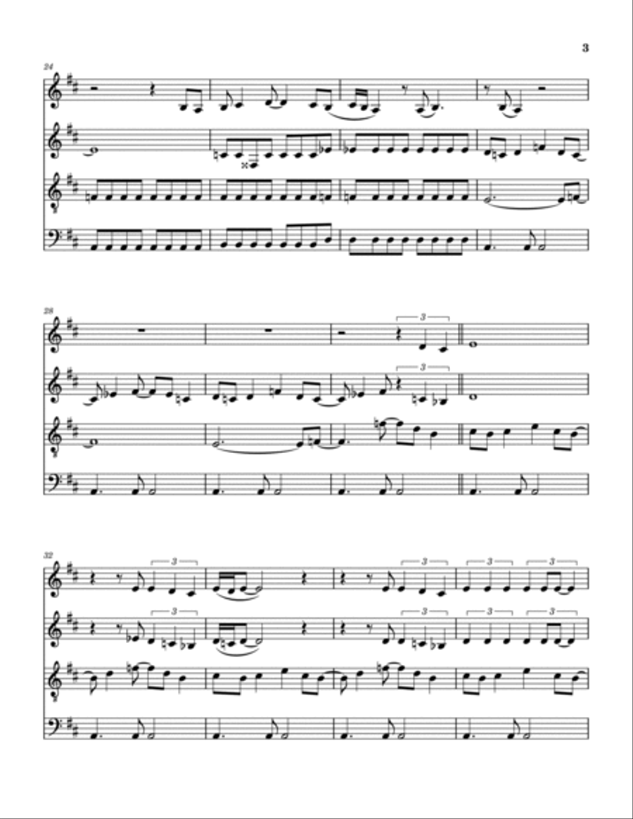 We Two Saxophone Quartet scores gallery preview page 4