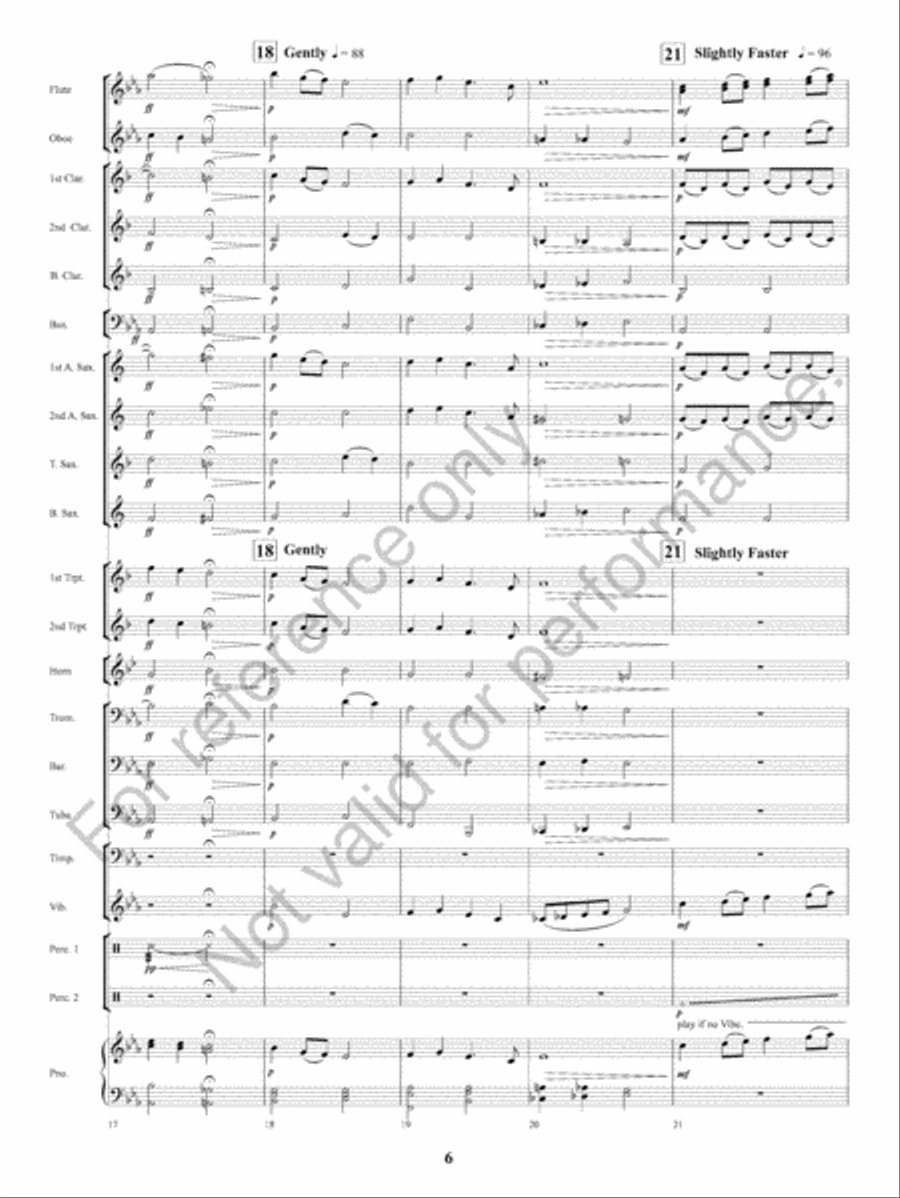 Spirits Of The Heavens Concert Band scores gallery preview page 7