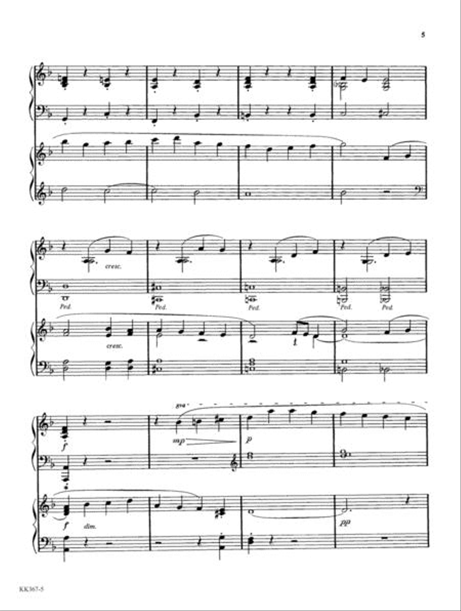 Christmas Duets for Two Pianos 2 Pianos, 4-Hands scores gallery preview page 5