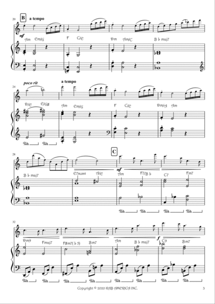 Energy Flow Flute Solo scores gallery preview page 3