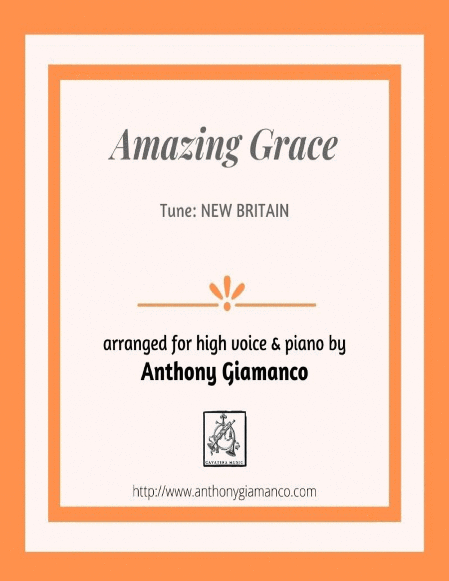 Amazing Grace (high voice and piano) image number null