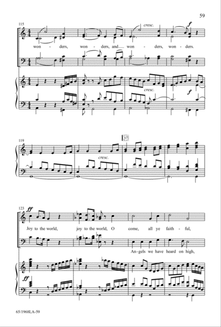 The Word Made Flesh 4-Part scores gallery preview page 61