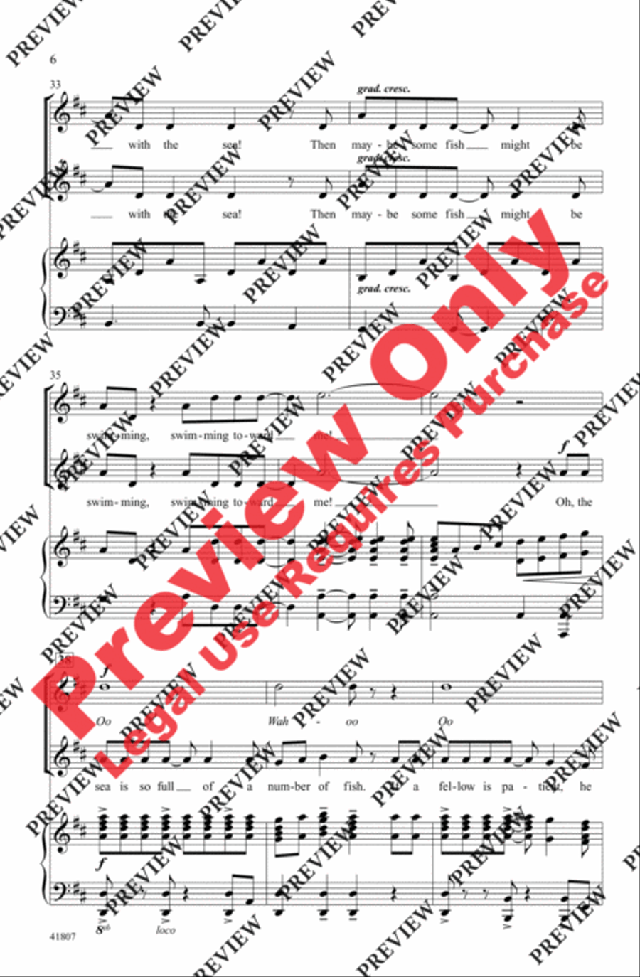 It's Possible (In McElligot's Pool) 2-Part scores gallery preview page 6