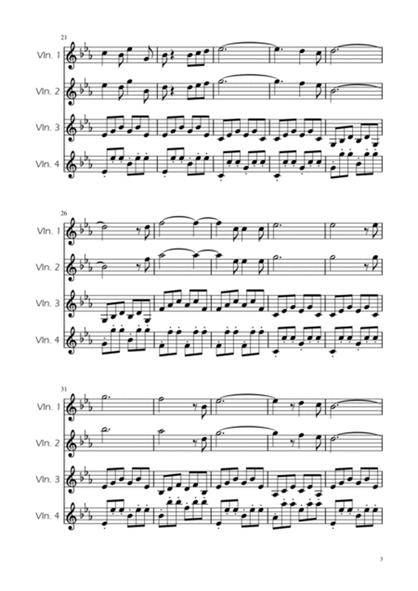 O Holy Night - Violin Quartet image number null