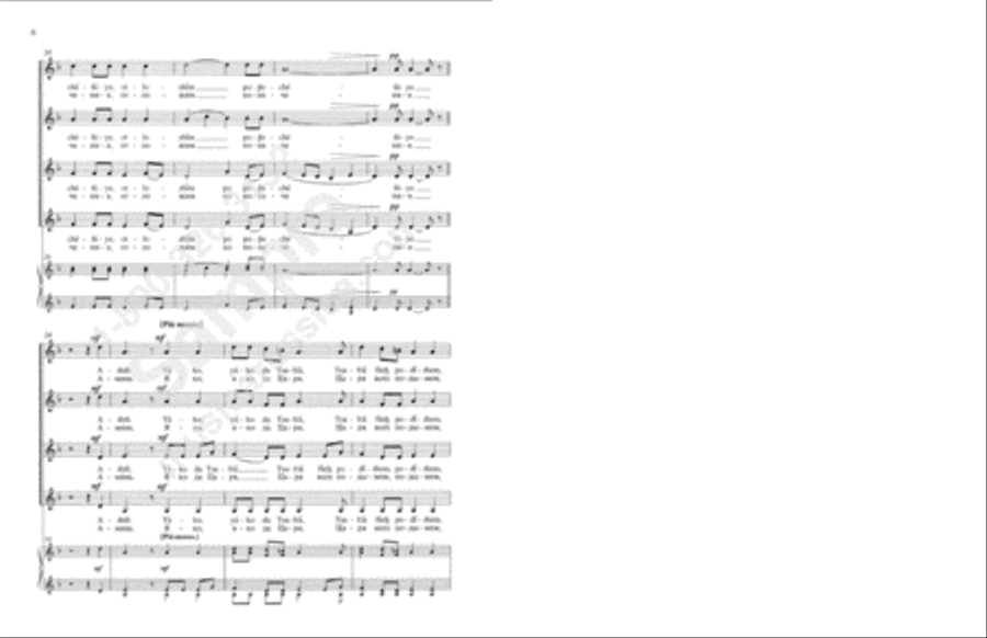 Cherubic Hymn Cherubic Hymn SSAA scores gallery preview page 5
