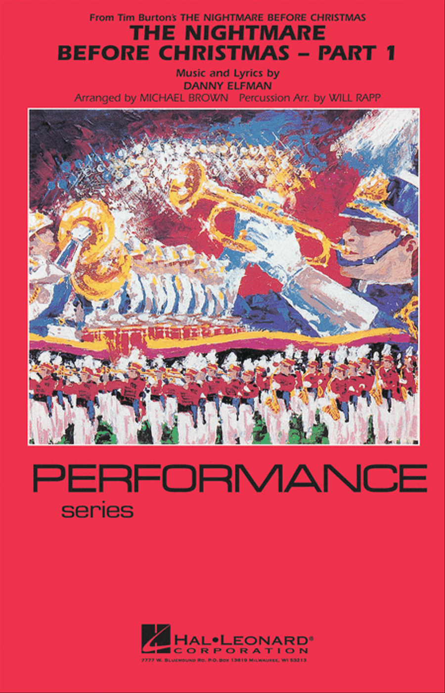 The Nightmare Before Christmas – Part 1 Marching Band scores gallery preview page 1