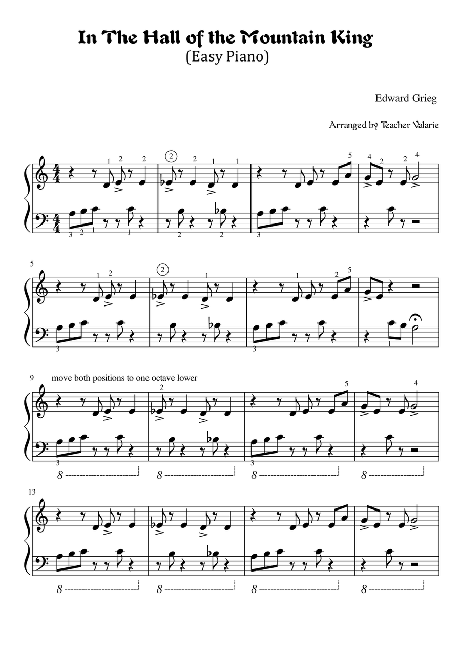 In the hall of on sale the mountain king piano