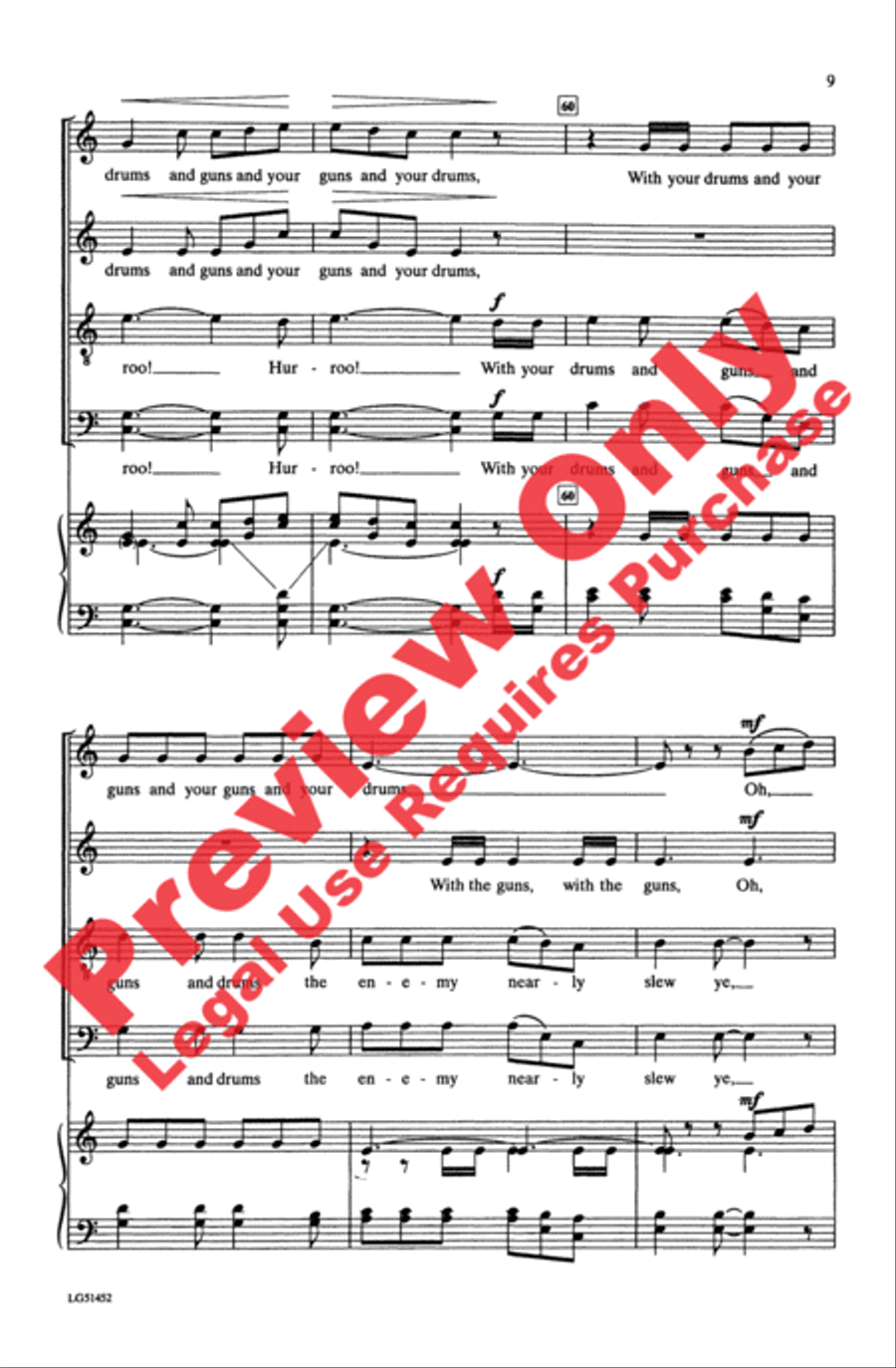 Johnny, I Hardly Knew Ye Johnny, I Hardly Knew Ye 4-Part scores gallery preview page 8
