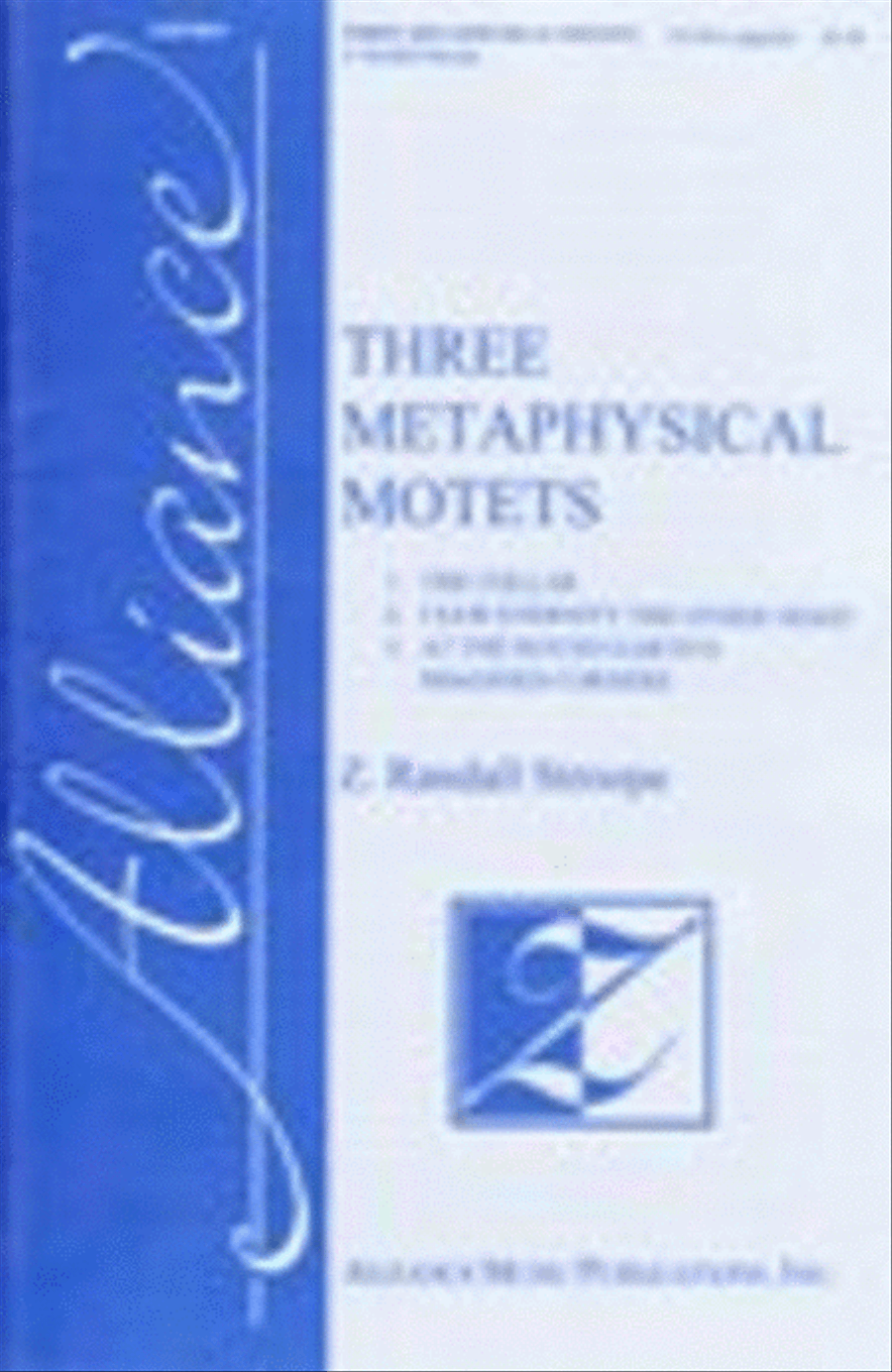 Three Metaphysical Motets 4-Part scores gallery preview page 1