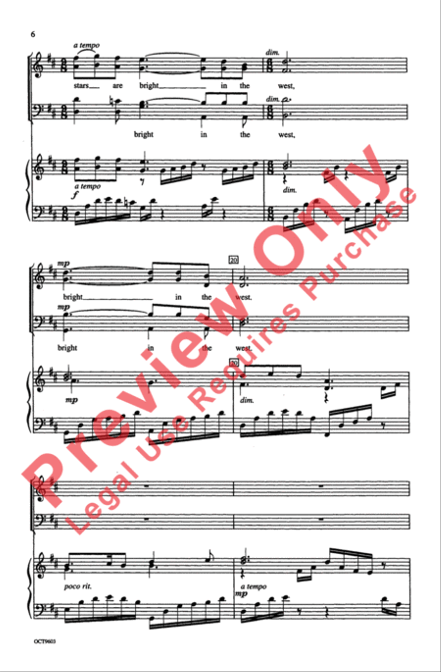 Let Beauty Awake 4-Part scores gallery preview page 5
