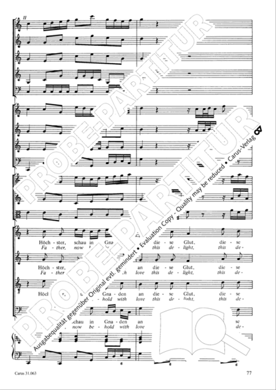 Christians, etch this blessed day (Christen, atzet diesen Tag) 4-Part scores gallery preview page 78