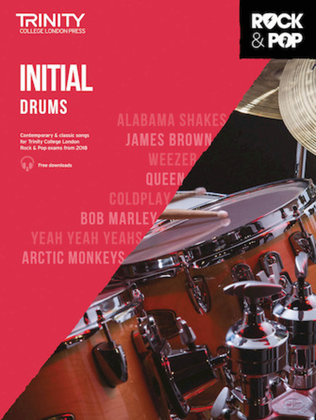Book cover for Trinity Rock & Pop 2018 Drums
