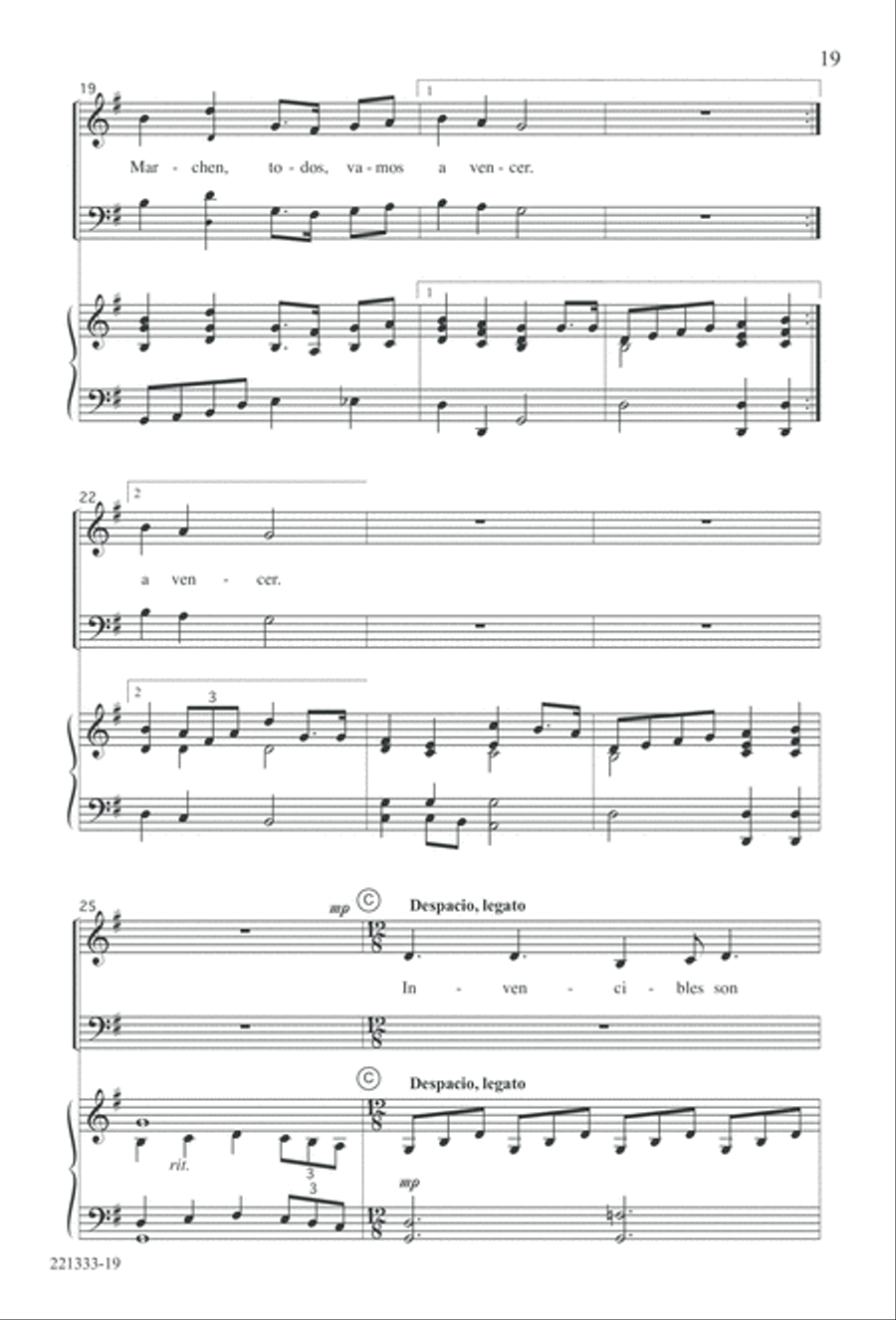 Siervos de Jesus Siervos de Jesus 4-Part scores gallery preview page 23