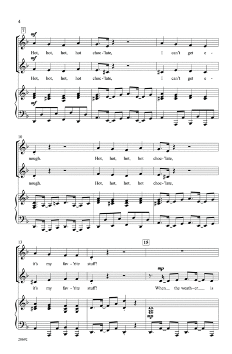 Hot Chocolate! - SoundTrax CD (CD only) Choir scores gallery preview page 3