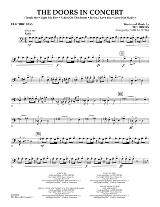 The Doors in Concert (arr. Paul Murtha) - Electric Bass