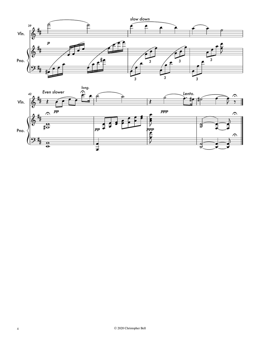 Si mes vers avaient des ailes Violin Solo scores gallery preview page 4