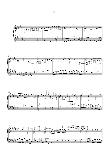 J.S.Bach:Three-Part Sinfonia No.6