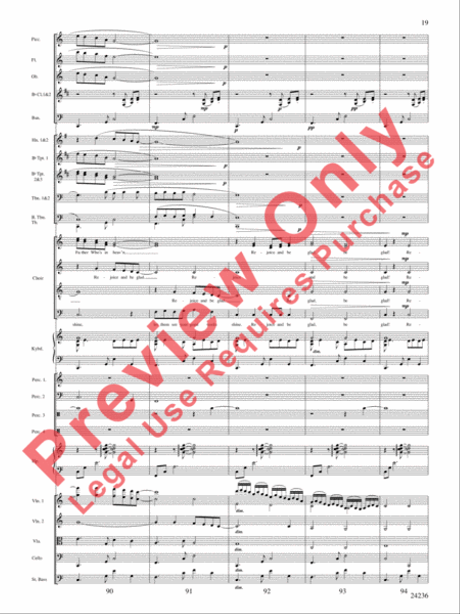 Rejoice and Be Glad Choir scores gallery preview page 20
