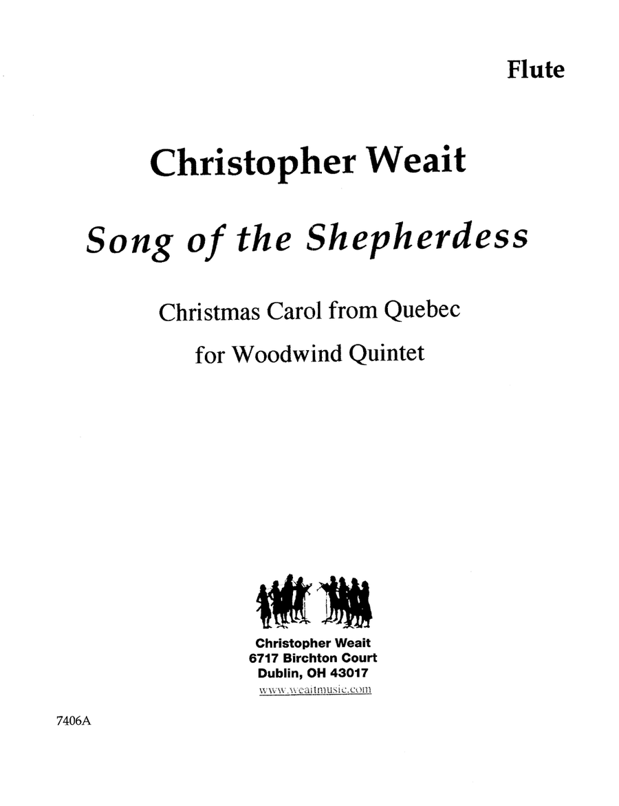 Song of the Shepherdess for wind quintet (2’15) Woodwind Quintet scores gallery preview page 5