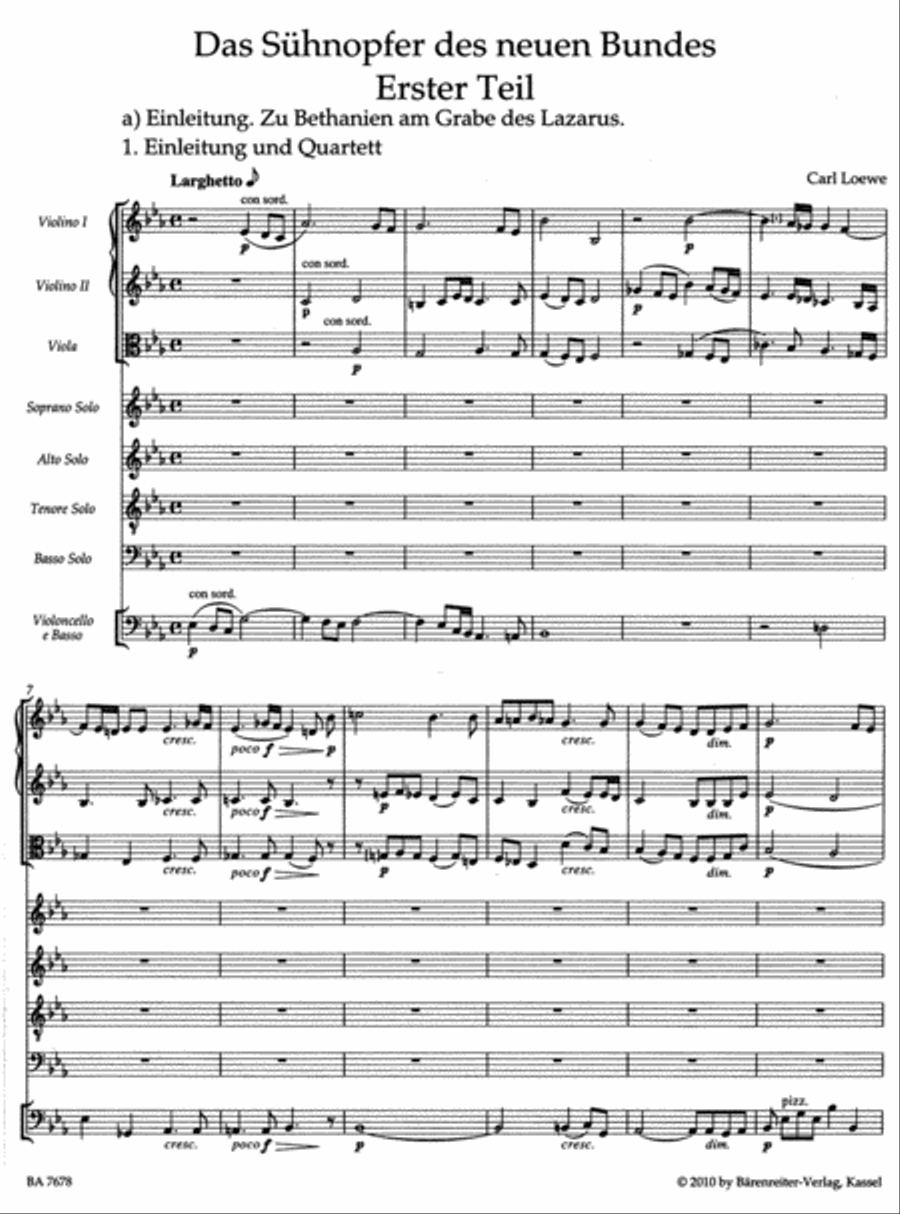 Das Sühnopfer des neuen Bundes WoO 4-Part scores gallery preview page 2