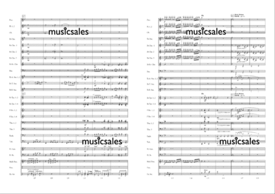 Abba Magic! Concert Band scores gallery preview page 11