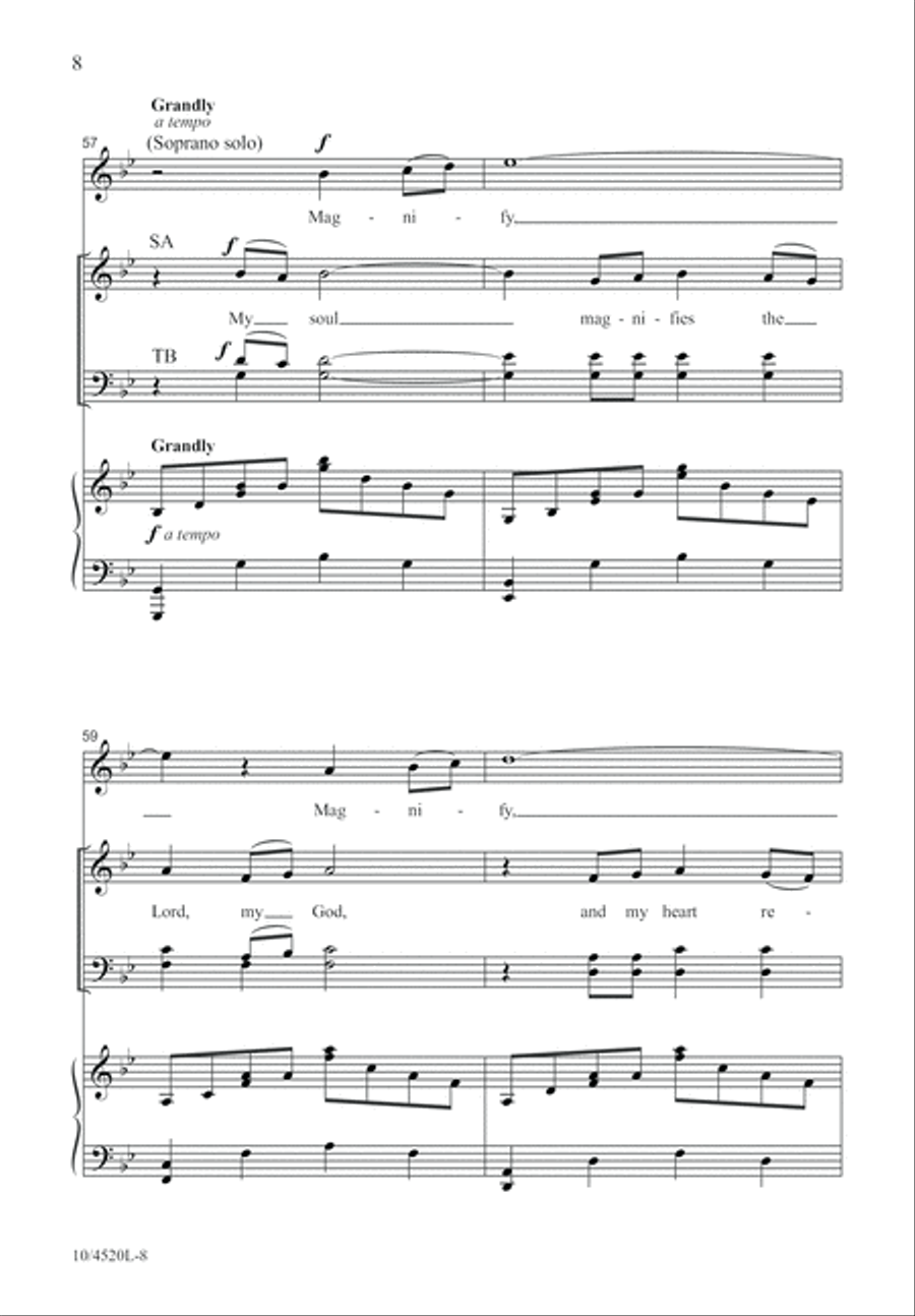 Song of Mary 4-Part scores gallery preview page 9