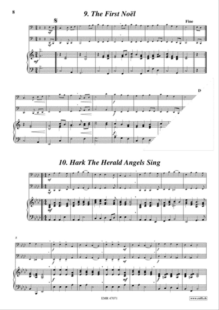 28 Weihnachtsmelodien Vol. 1 + 2 Brass Duet scores gallery preview page 18