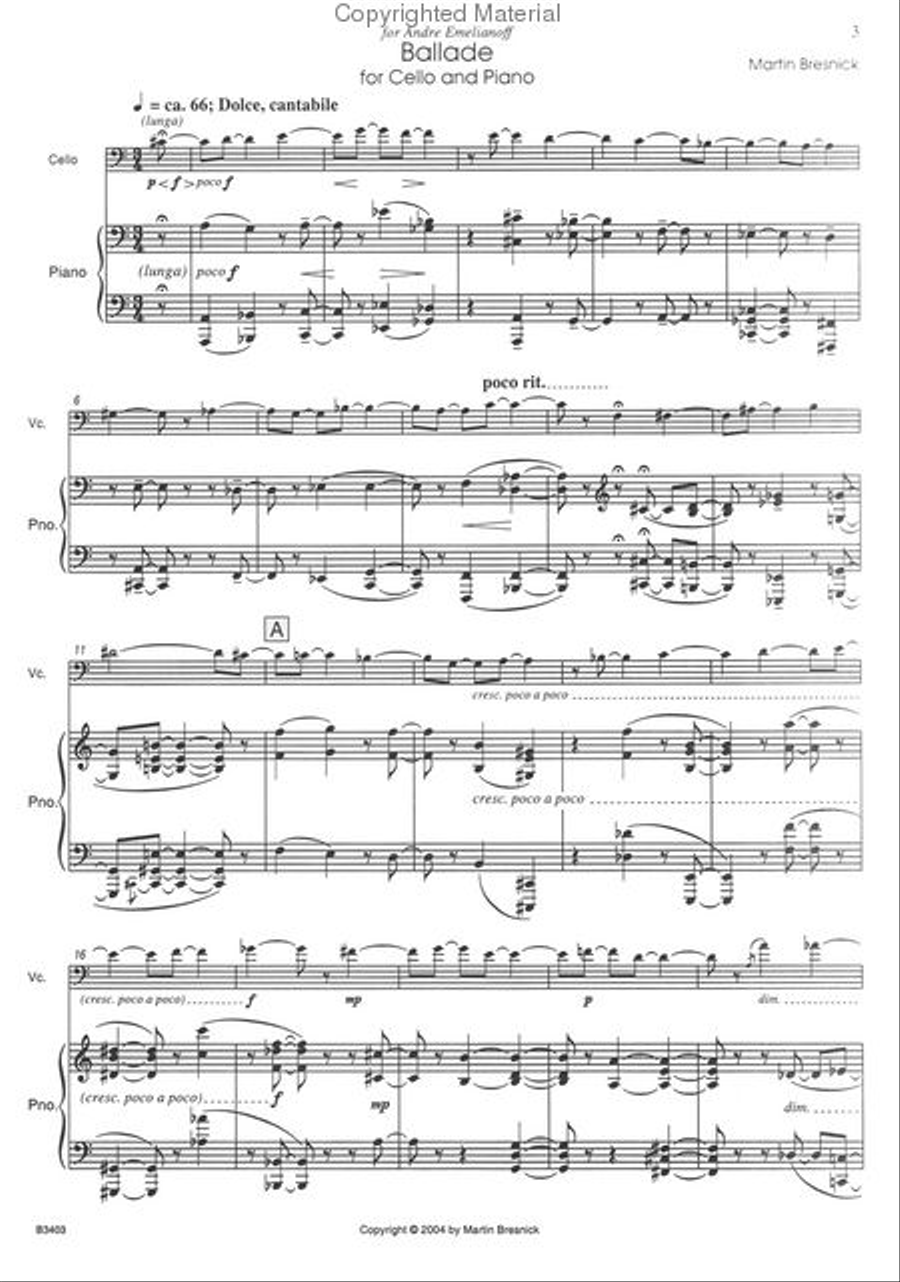 Ballade Ballade Piano Accompaniment scores gallery preview page 2