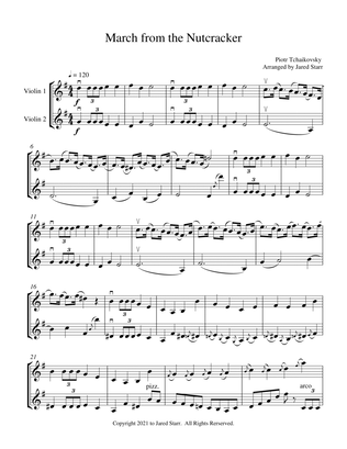 March from the Nutcracker for Violin Duet