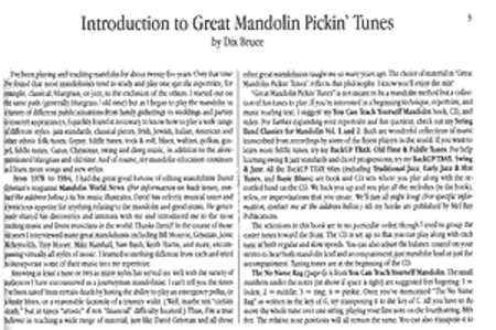 Famous Mandolin Pickin' Tunes - QWIKGUIDE image number null