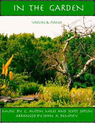 Book cover for In the Garden / Maple Leaf Rag (Violin and Piano)