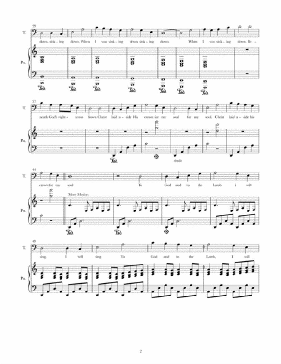 What Wondrous Love is This Tenor Voice scores gallery preview page 2
