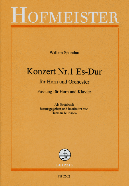 Konzert Nr. 1 fur Horn und Orchester Es-Dur / KlA