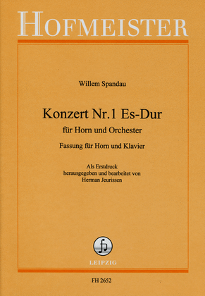 Book cover for Konzert Nr. 1 fur Horn und Orchester Es-Dur / KlA