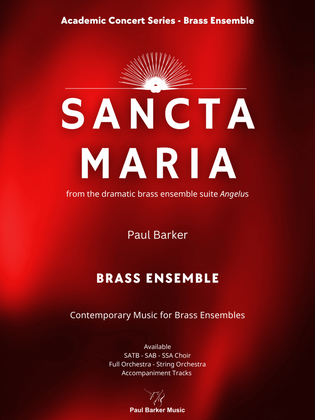 Book cover for Sancta Maria (Brass Ensemble)
